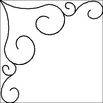 (image for) Curl Corner Simple Fill-L03557*